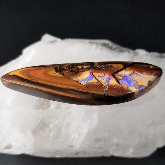 Large Australian Yowah Opal * 51.87 x 15.92 x 7.41mm * Long sleek boulder opal - Picture 5 of 11